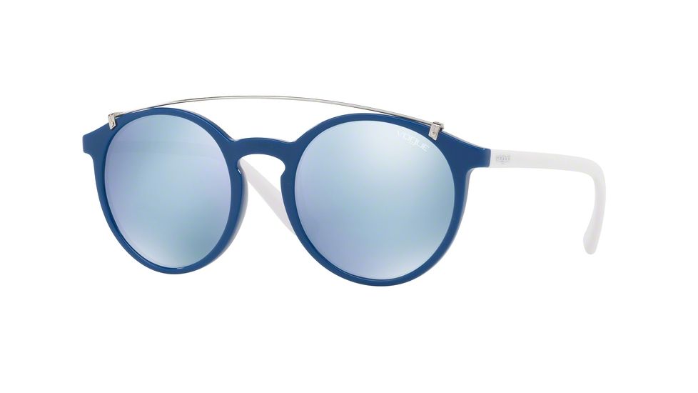 Vogue VO5161S Single Vision Prescription Sunglasses VO5161S-259330-51 - Lens Diameter 51 mm, Frame Color Dark Blue