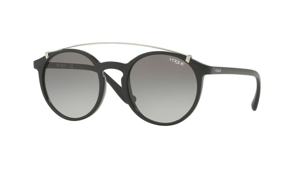 Vogue VO5161S Single Vision Prescription Sunglasses VO5161S-W44-11-51 - Lens Diameter 51 mm, Frame Color Black