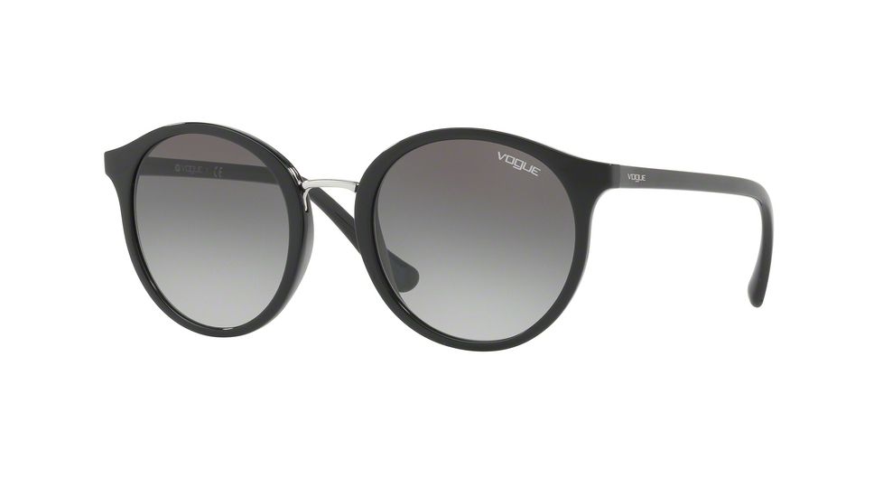 Vogue VO5166S Single Vision Prescription Sunglasses VO5166S-W44-11-51 - Lens Diameter 51 mm, Frame Color Black