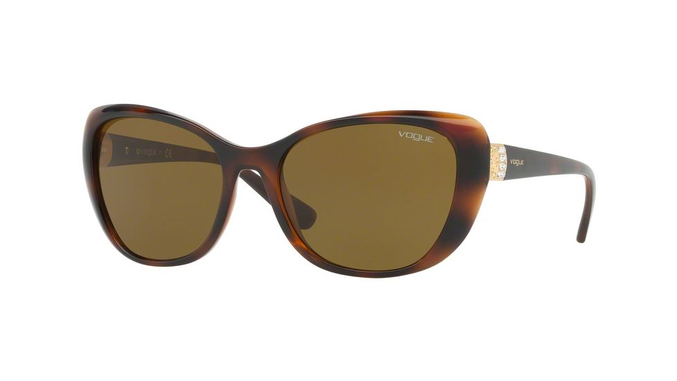 Vogue VO5194SB Progressive Prescription Sunglasses, 57mm, Dark Havana, VO5194SB-238673-57-PRO