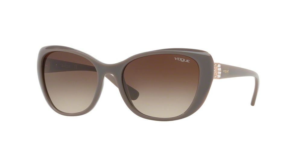 Vogue VO5194SB Progressive Prescription Sunglasses VO5194SB-259613-57 - Lens Diameter 57 mm, Frame Color Opal Mud