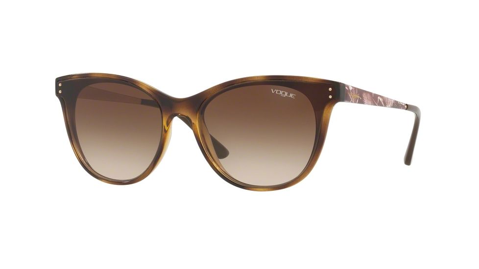 Vogue VO5205S Single Vision Prescription Sunglasses VO5205S-W65613-62 - Lens Diameter 62 mm, Frame Color Dark Havana