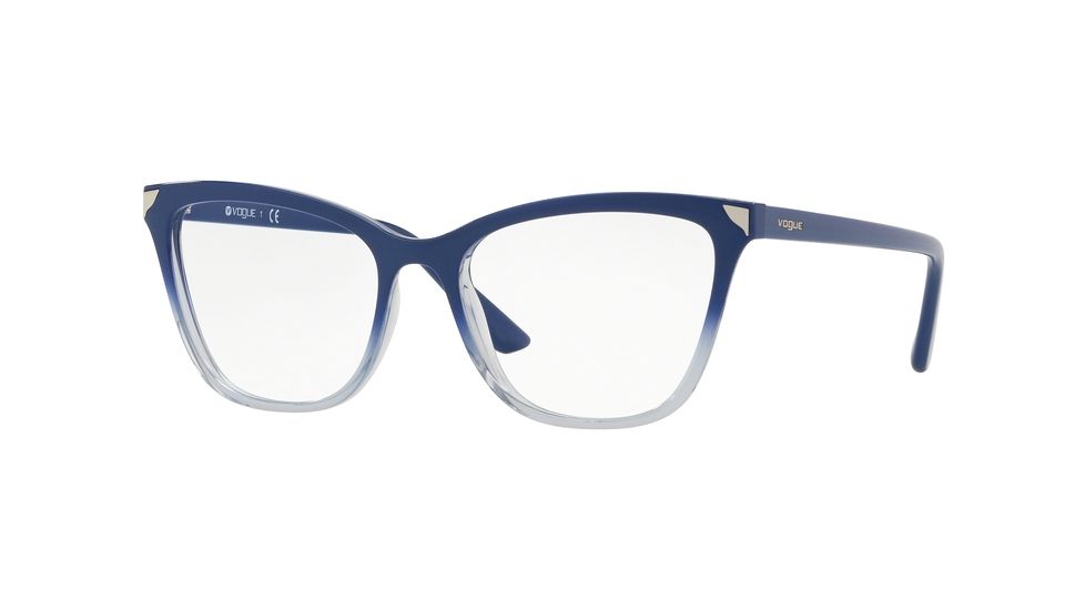 Vogue VO5206 Single Vision Prescription Eyeglasses 2641-51 - Transparent Azure Grad Blue Frame