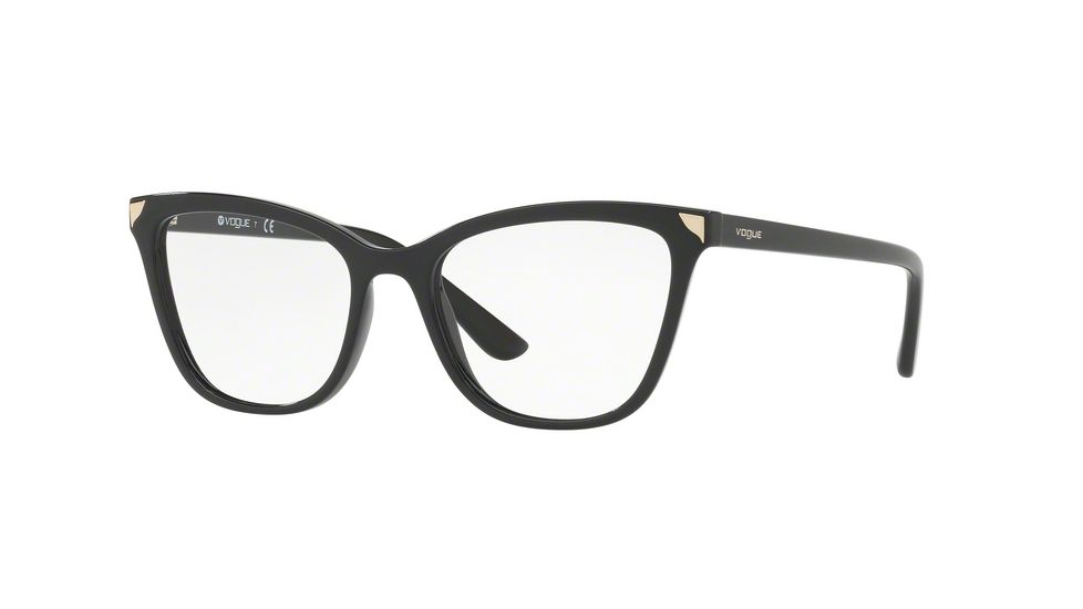 Vogue VO5206 Single Vision Prescription Eyeglasses W44-51 - Black Frame