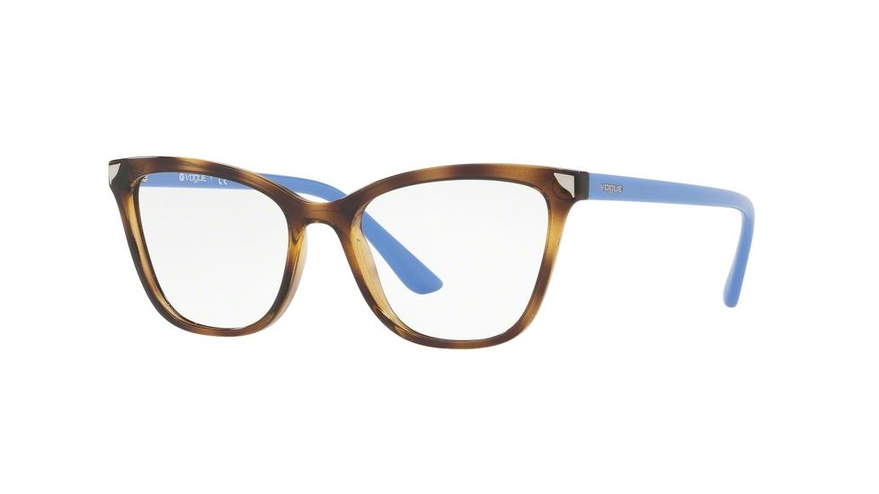 Vogue VO5206 Single Vision Prescription Eyeglasses W656-51 - Dark Havana Frame