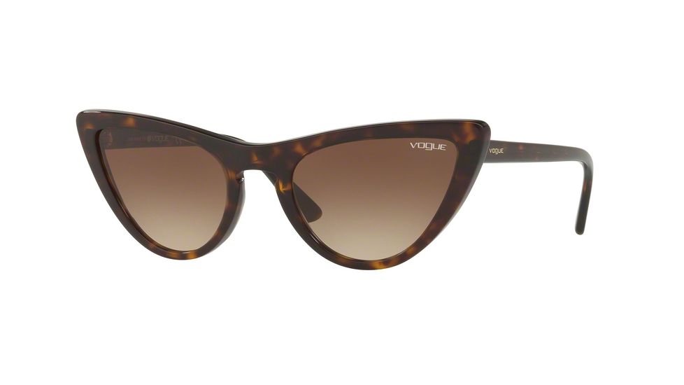 Vogue VO5211SF Single Vision Prescription Sunglasses VO5211SF-W65613-54 - Lens Diameter 54 mm, Frame Color Dark Havana