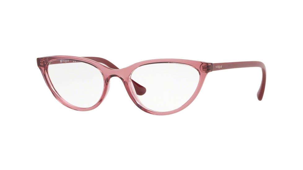 Vogue VO5213 Eyeglass Frames 2613-51 - Transparent Dark Pink Frame