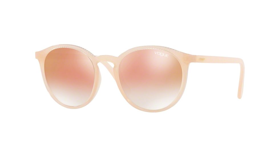 Vogue VO5215S Progressive Prescription Sunglasses, 51mm, Opal Melon, VO5215S-26076F-51-PRO