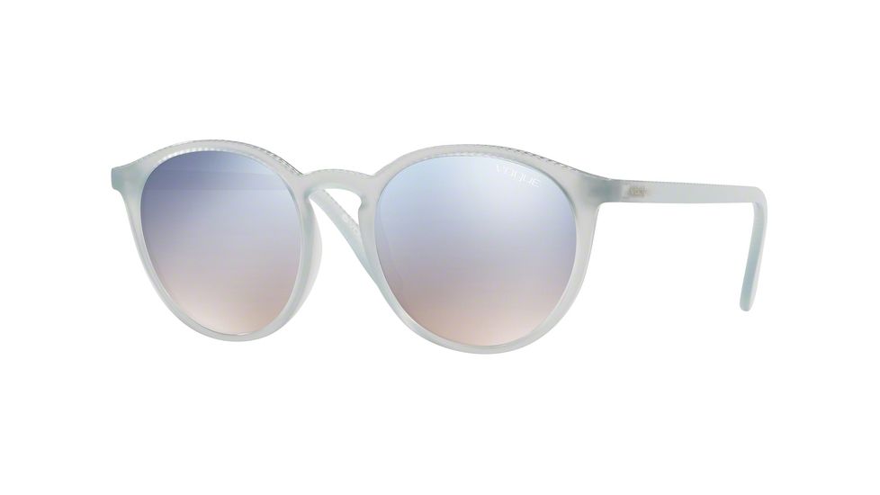 Vogue VO5215S Progressive Prescription Sunglasses VO5215S-26087B-51 - Lens Diameter 51 mm, Frame Color Opal Azure