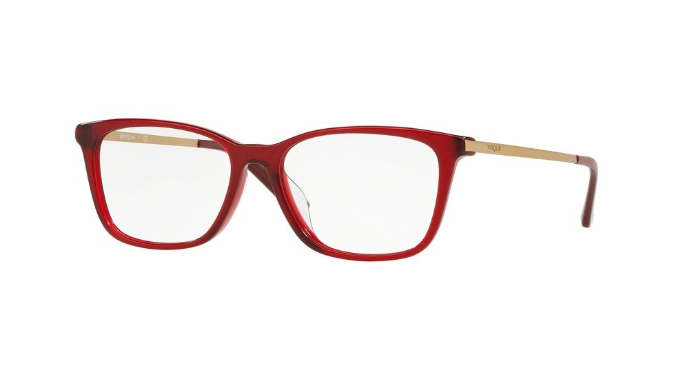 Vogue VO5224F Eyeglass Frames 1947-54 - Transparent Dark Red Frame