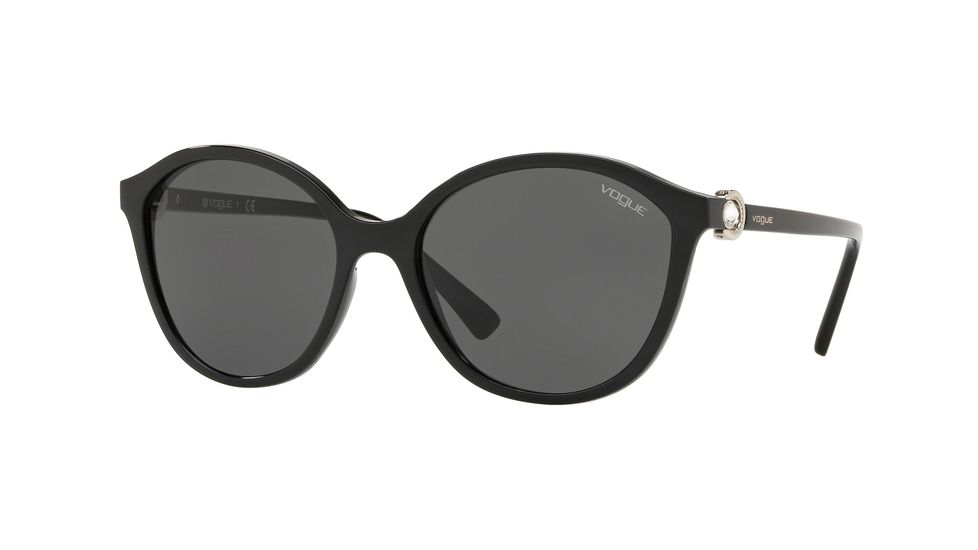 Vogue VO5229SB Prescription Sunglasses, 57mm, Black, VO5229SB-W44-87-57-SV