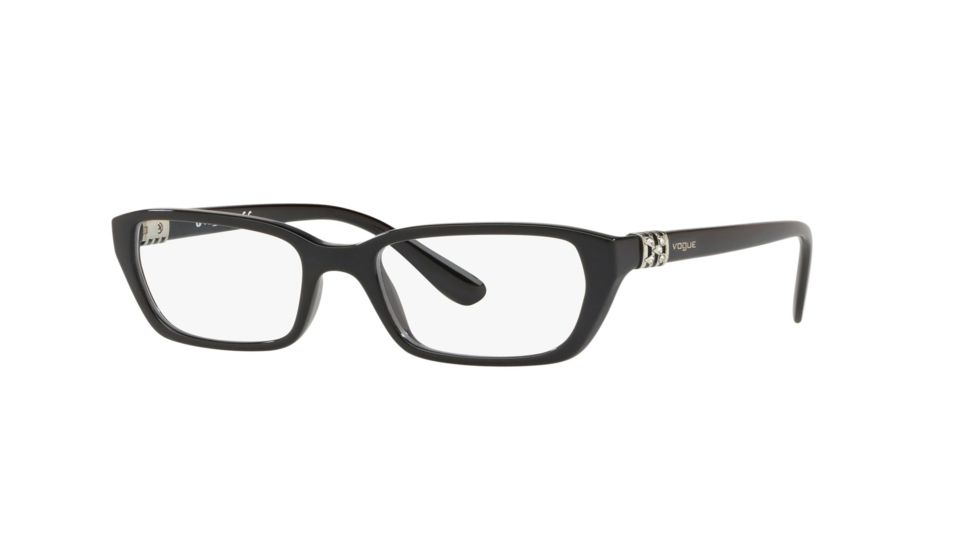 Vogue VO5241B Progressive Prescription Eyeglasses W44-50 - Black Frame