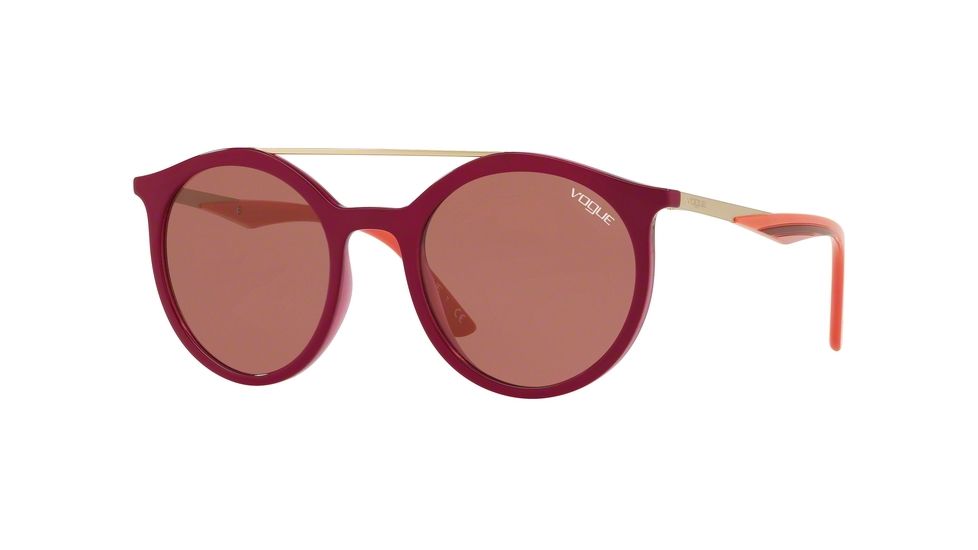 Vogue VO5242S Bifocal Prescription Sunglasses, 50mm, Bordeaux, VO5242S-268275-50-BI
