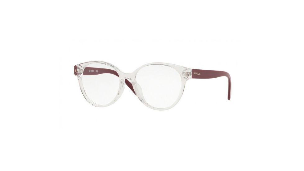 Vogue VO5244F Progressive Prescription Eyeglasses, 52mm, Transparent, VO5244F-W745-52-PRO