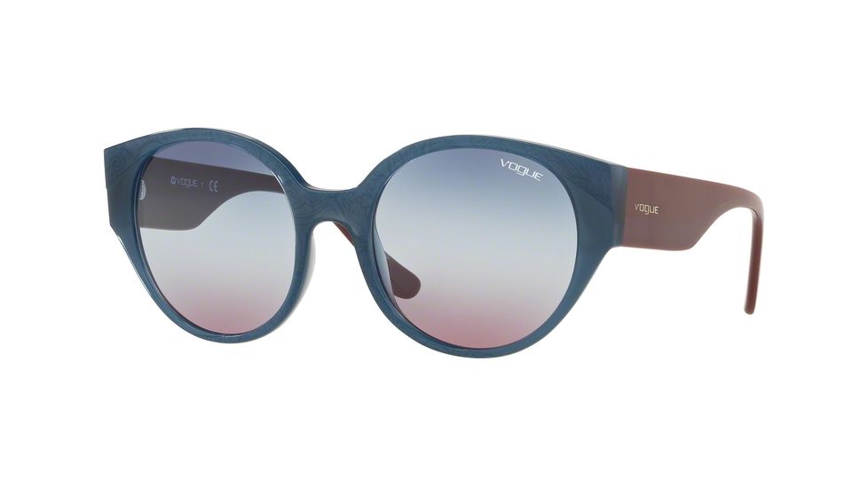 Vogue VO5245S Bifocal Prescription Sunglasses, 53mm, Blue, VO5245S-26800K-53-BI