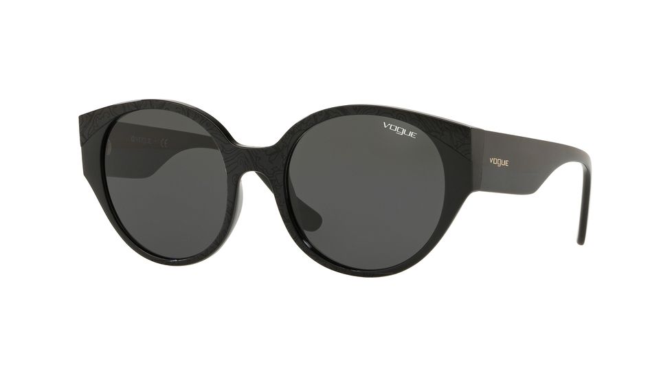 Vogue VO5245S Bifocal Prescription Sunglasses, 53mm, Black, VO5245S-W44-87-53-BI