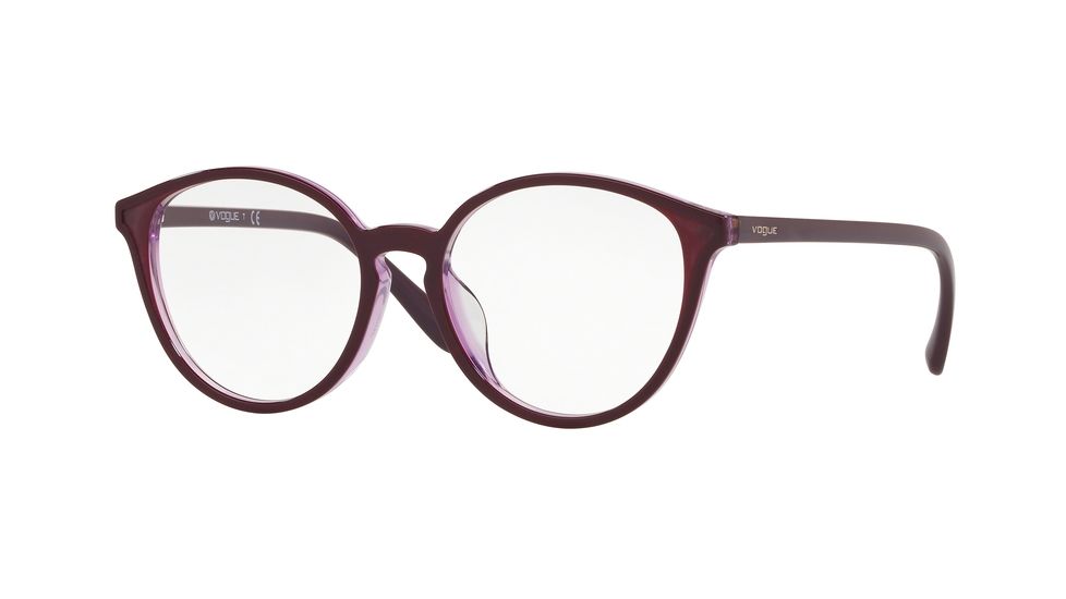 Vogue VO5254F Eyeglass Frames 2084-53 - Top Purple/Transparent Purple