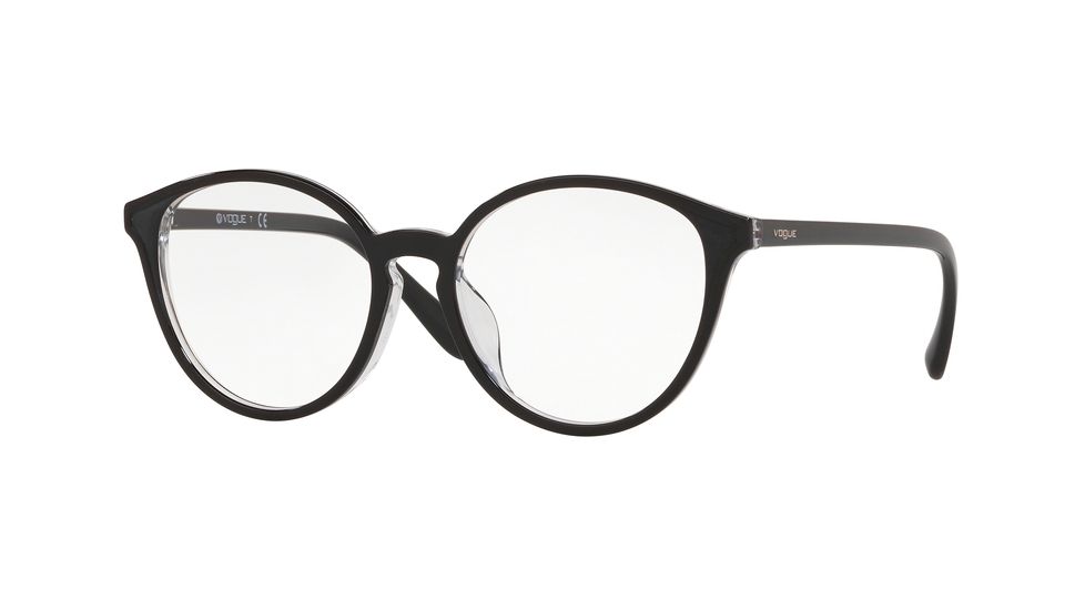 Vogue VO5254F Eyeglass Frames W827-53 - Top Black/Transparent