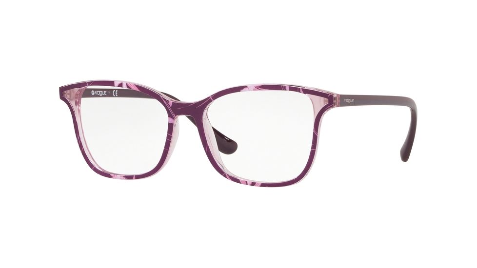 Vogue VO5256 Eyeglass Frames 2699-51 - Top Violet/Text Lilac Lilac Tr