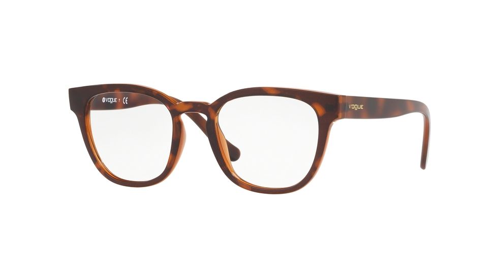 Vogue VO5273 Progressive Prescription Eyeglasses, 48mm, Top Dark Havana/Light Brown, VO5273-2386-48-PRO