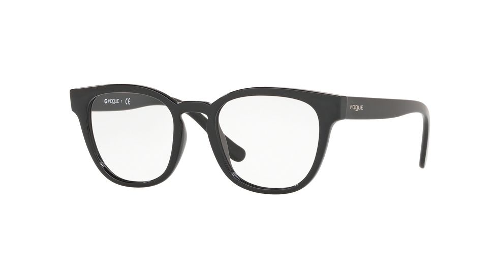 Vogue VO5273 Progressive Prescription Eyeglasses, 48mm, Black, VO5273-W44-48-PRO