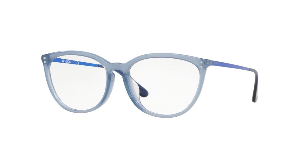 Vogue VO5276F Progressive Prescription Eyeglasses, 54mm, Opal Blue, VO5276F-2739-54-PRO