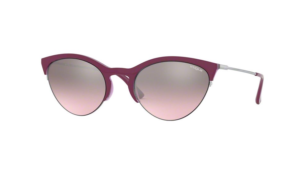 Vogue VO5287S Sunglasses 27567E-54 - , Pink Mirror Silver Gradient Lenses