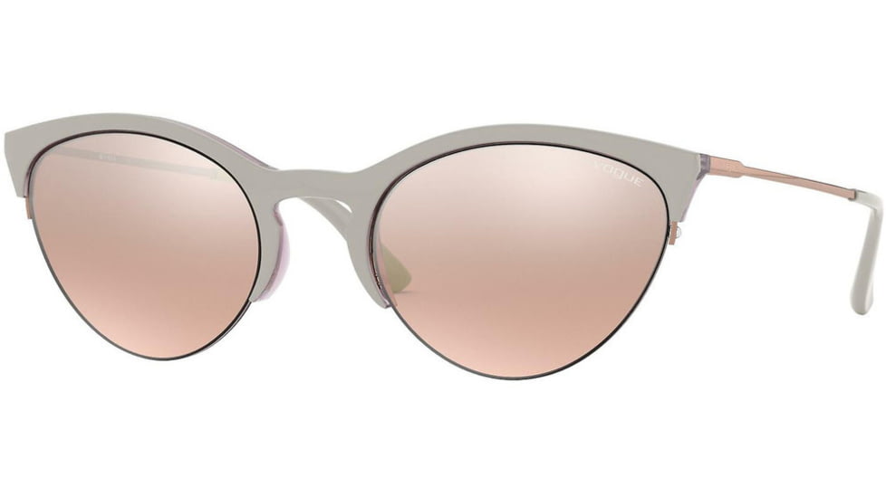 Vogue VO5287S Sunglasses 27587E-54 - , Light Pink Mir Gradient Silver Lenses