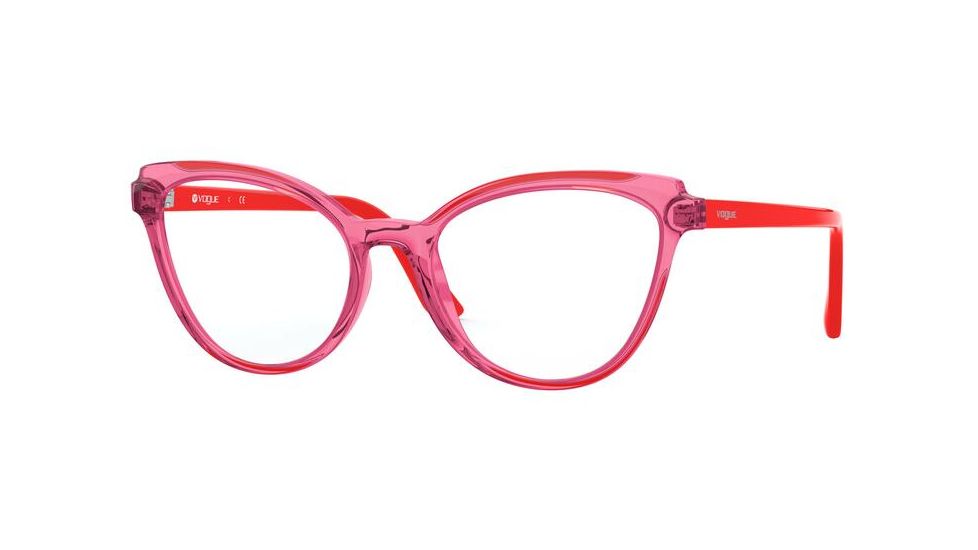 Vogue VO5291 Eyeglass Frames 2766-51 - Transparent Red/Red
