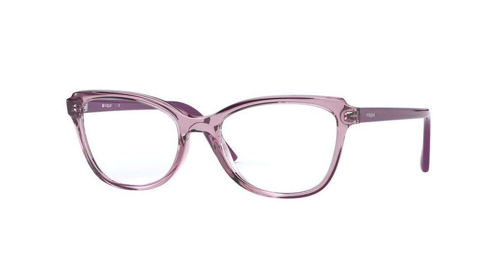 Vogue VO5292 Progressive Prescription Eyeglasses, 51mm, Transparent Violet/Violet, VO5292-2765-51-PRO