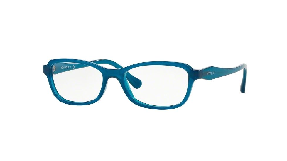 Vogue WAVED TEMPLE VO2958 Progressive Prescription Eyeglasses 2109-51 - Opal Blu Frame