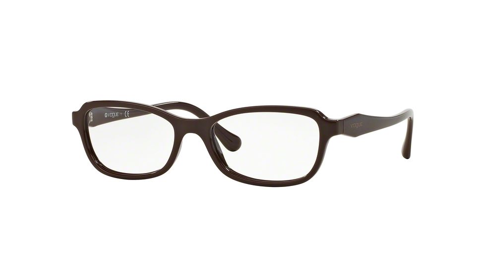 Vogue WAVED TEMPLE VO2958 Progressive Prescription Eyeglasses 2302-51 - Brown Frame