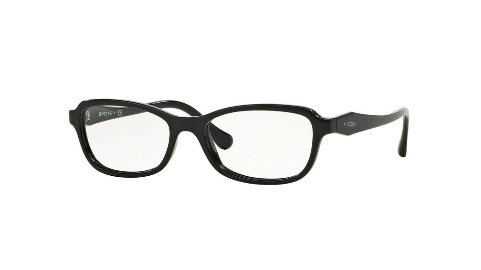 Vogue WAVED TEMPLE VO2958 Progressive Prescription Eyeglasses W44-53 - Black Frame