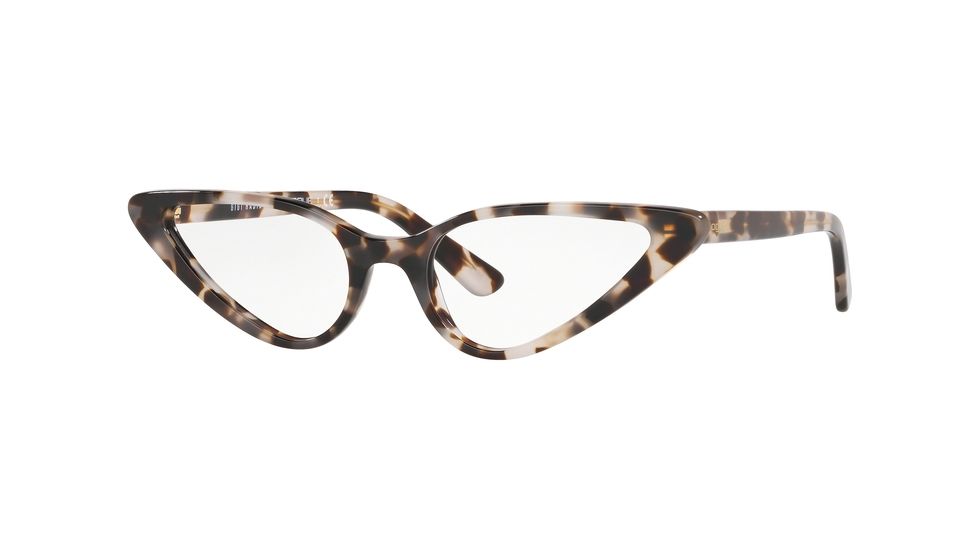 Vogue YOLA VO5281 Prescription Eyeglasses, 51mm, Brown/Grey Havana, VO5281-2722-51-SV
