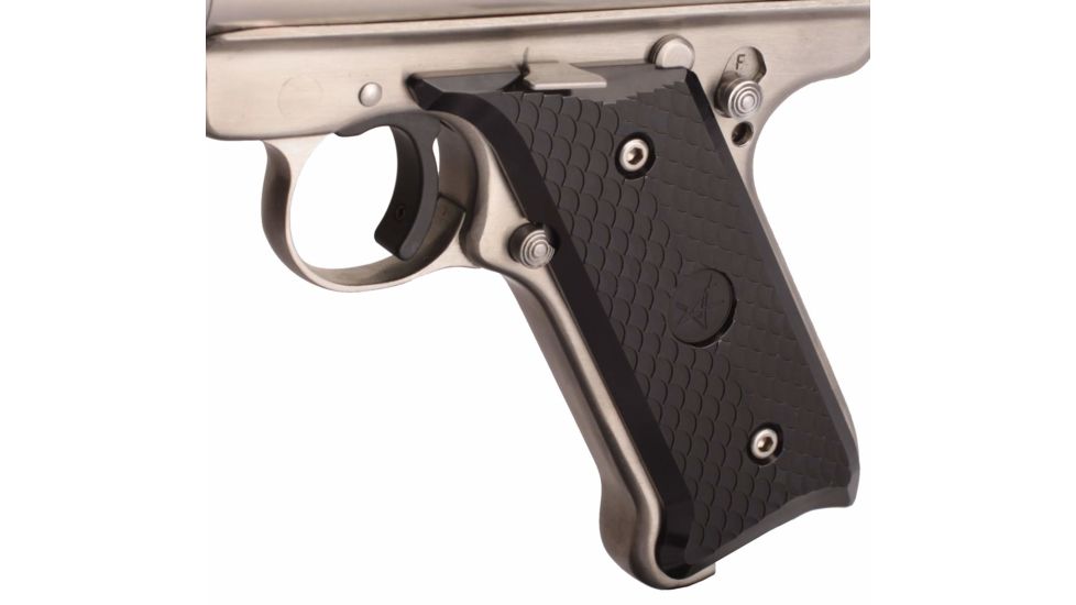 Volquartsen Firearms Aluminum Grips for MKIII, Black VC3AG-B