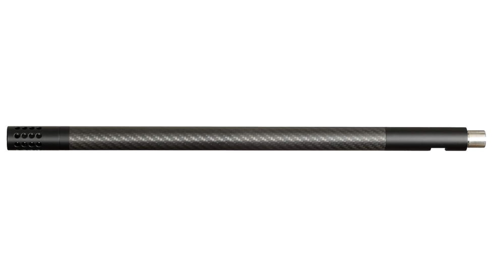 Volquartsen Firearms 10/22 22 LR Carbon Fiber THM Tension Barrel w/ 32 Hole Comp and Black Ends, Black, VCTHMC-C-BE