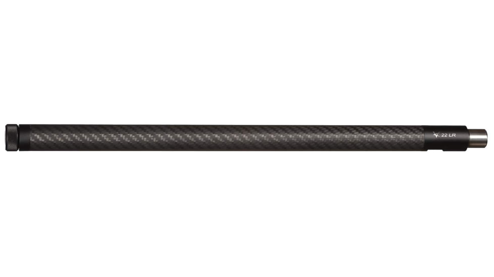 Volquartsen Firearms 10/22 22 LR UltraLite Barrel with 1/2 x 28 Threads, Black Ends, VCULB-28-BE