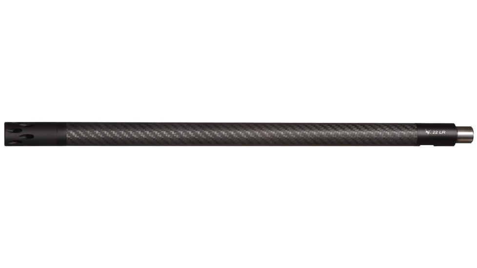 Volquartsen Firearms 10/22 22 LR UltraLite Barrel with Aluminum Forward Blow Comp, Black Ends, VCULB-FB-BE
