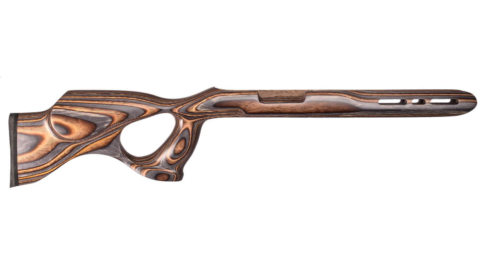 Volquartsen Firearms A-10 Ambi Thumbhole Stock Ruger 10/22, Brown/Gray, VFAT-BG