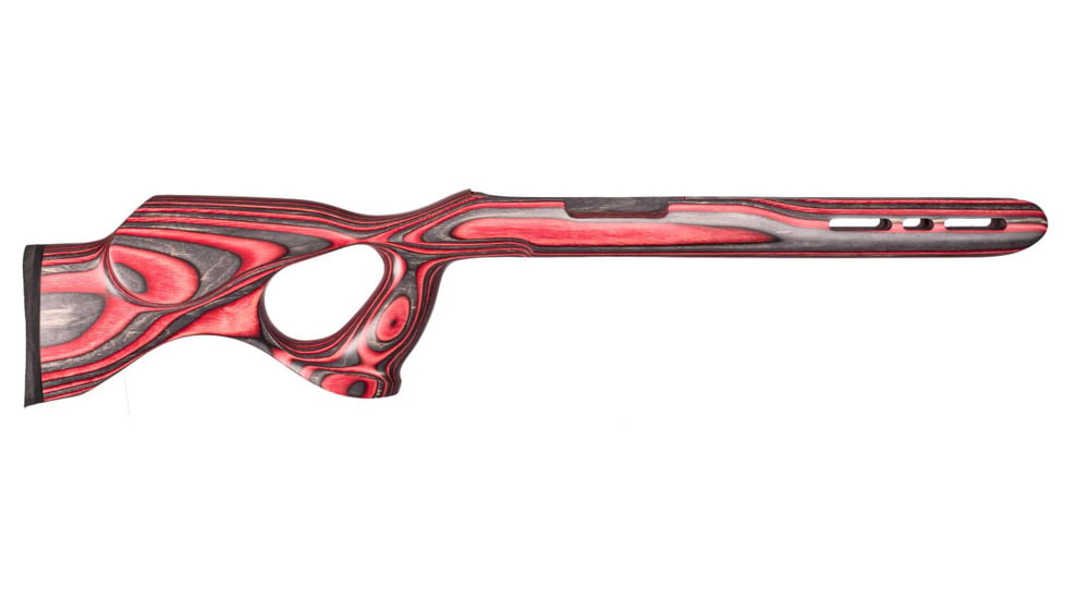 Volquartsen Firearms A-10 Ambi Thumbhole Stock Ruger 10/22, Red, VFAT-R