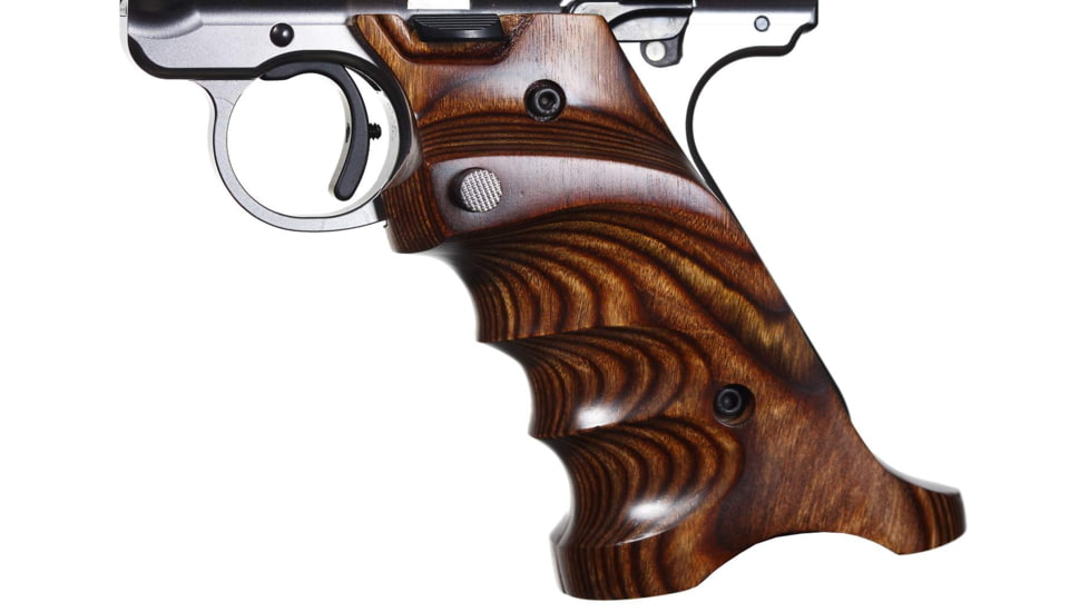 Volquartsen Firearms Laminated Grips for MK IV, Right Handed, Brown, VCTRG-4-B-R