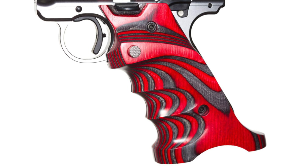 Volquartsen Firearms Laminated Grips for MK IV, Right Handed, Red, VCTRG-4-R-R