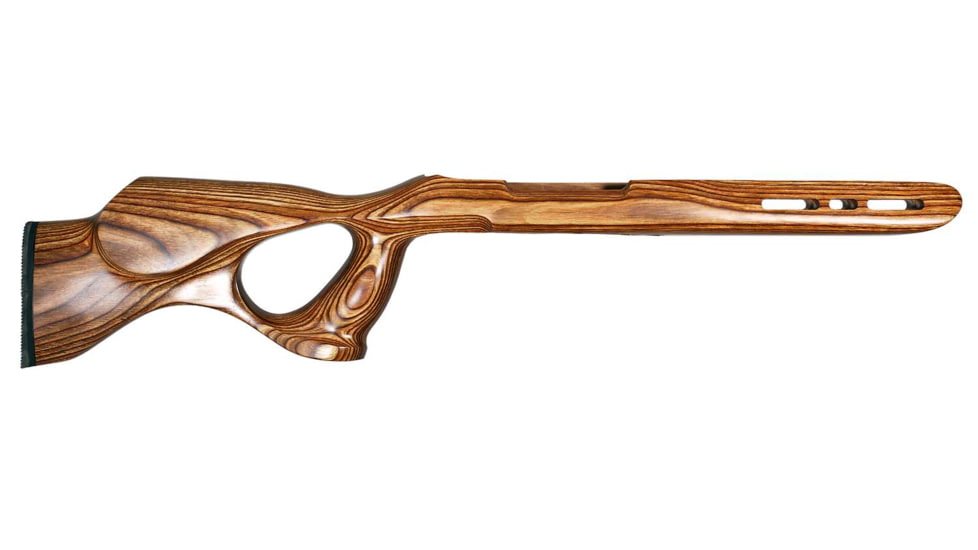 Volquartsen Firearms Laminated Thumbhole Silhouette Stock for Volquartsen Firearms 17 WSM, Brown, VCLRW-W-B