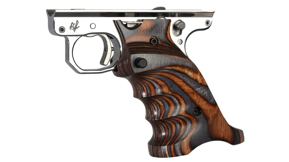 Volquartsen Firearms Laminated Wood Pistol Grips for MKIII, Brown/Gray, Right-Handed, VC3TRG-BG