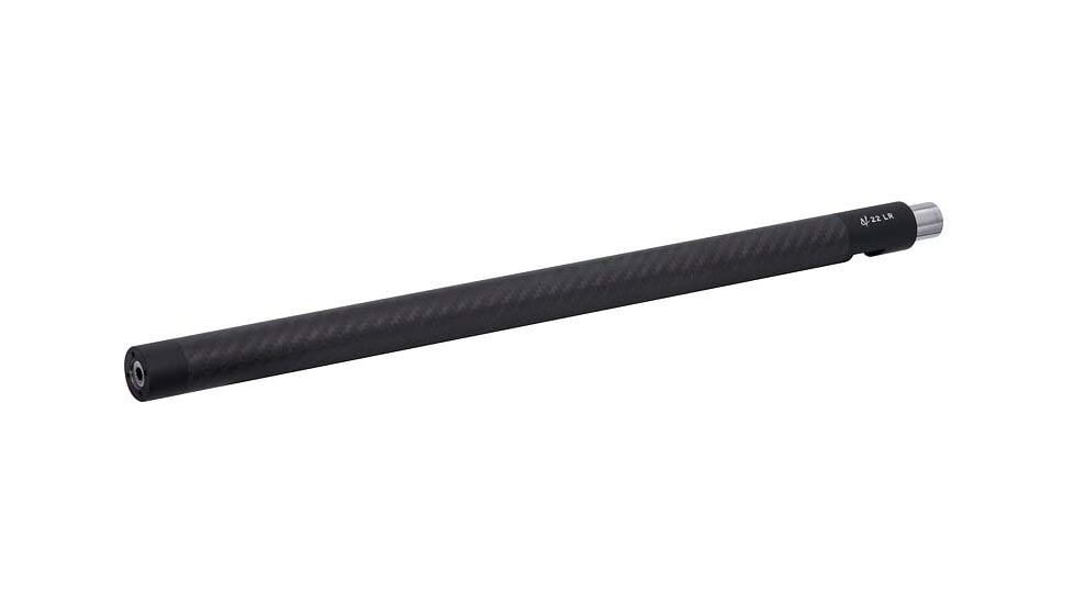 Volquartsen Firearms Lightweight Carbon Fiber Barrel, Ruger 10/22, 1-16 Twist, 1/2 x 28 Non-Threaded, Black Ends, VF10LCF-BE
