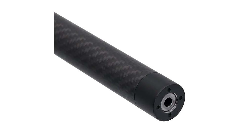 Volquartsen Firearms Lightweight Carbon Fiber Barrel, Ruger 10/22, 1-16 Twist, 1/2 x 28 Non-Threaded, Black Ends, VF10LCF-BE