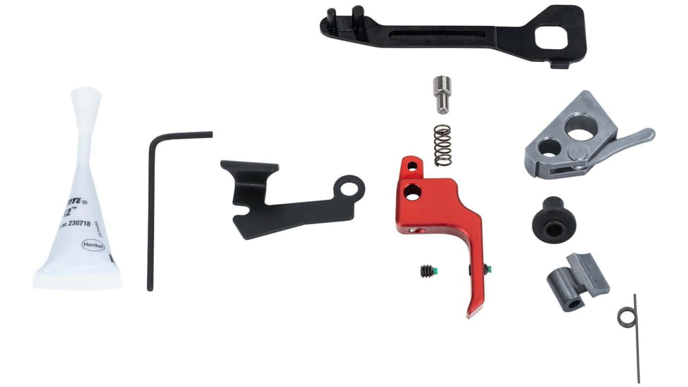 Volquartsen Firearms Ruger Mark III Accurizing Kit, Flat, Red, VC2AK-0184