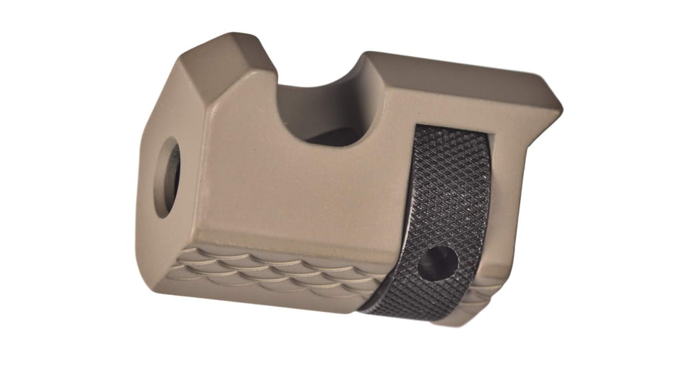 Volquartsen Firearms V-Cut Single-port Compensator for LLV-4, Ruger, Flat Dark Earth, VC4CL-FDE