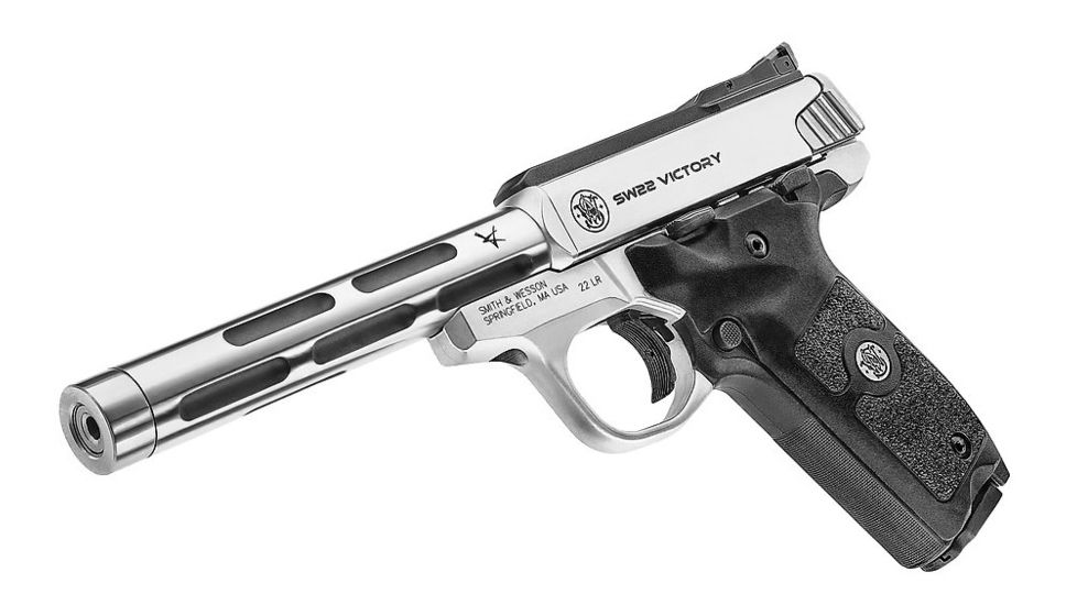 Volquartsen Firearms I-Fluted SS Barrel with Forward Blow Comp for SW22, Silver, VCSWV-IF