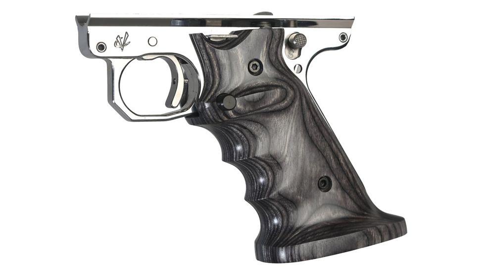 Volquartsen Firearms Laminated Wood Pistol Grips for MKII, Gray, Left-Handed, VC2TLG-G